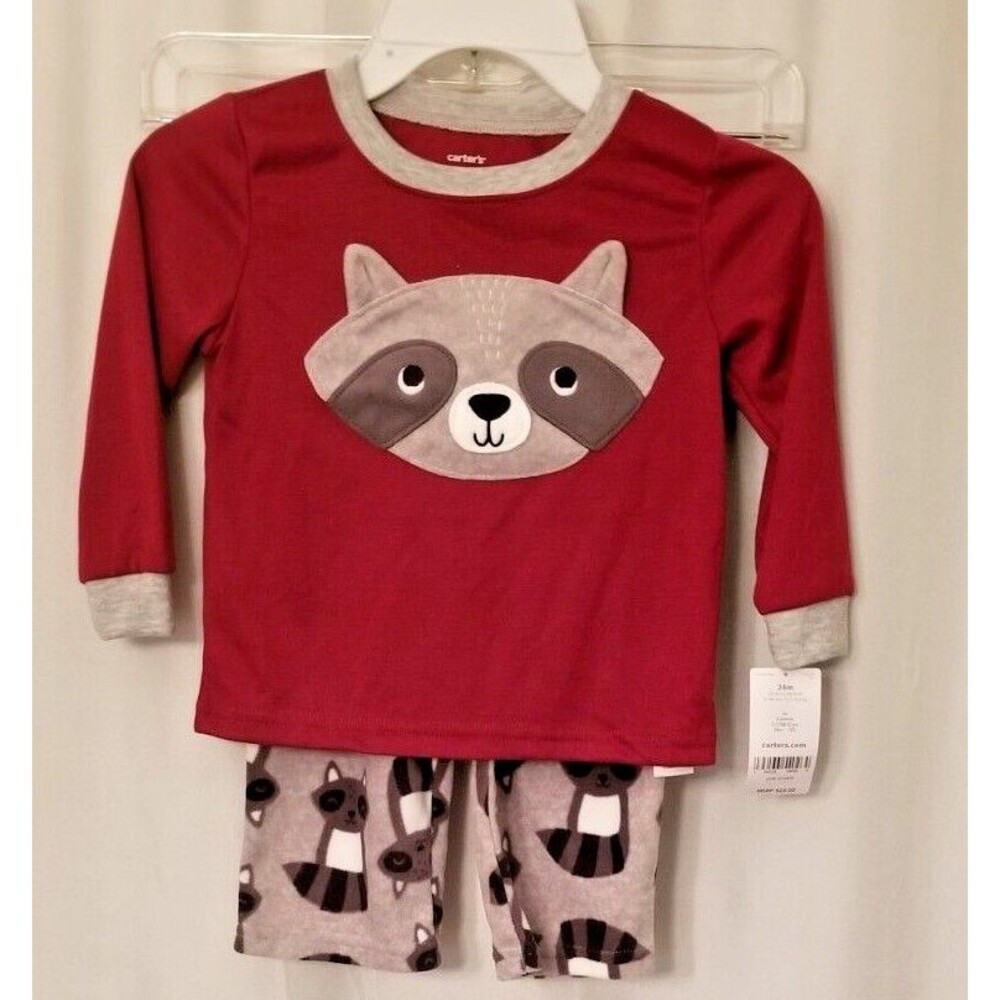 Toddler Pajama Set Animals Cute Carter's New Tags Orig. $22 Soft Sleep 24 Months